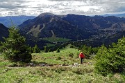 21 Sguardo alle spalle verso Passo della Presolana, Scanapa, Pora-Bratto-Dorga-Castione